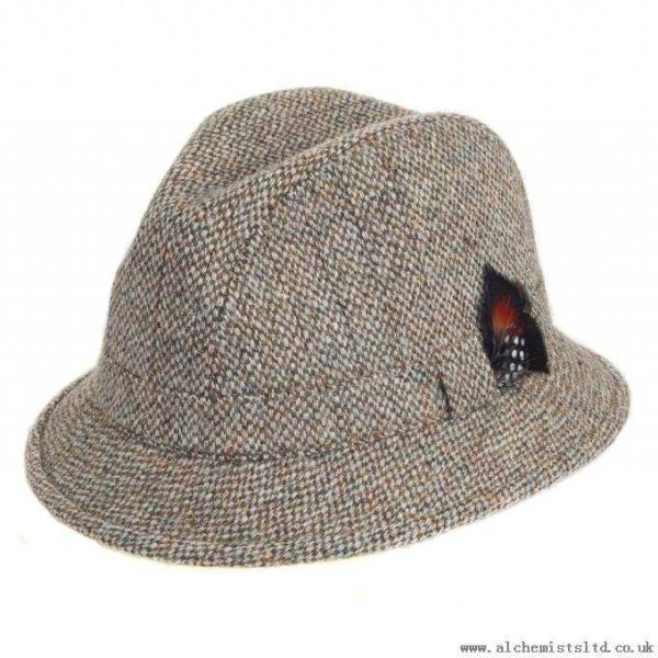 Failsworth Hats Harris Tweed Elgin Online Sale Trilby Mens Hat