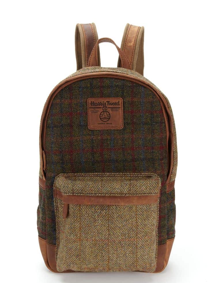 mens harris tweed bag