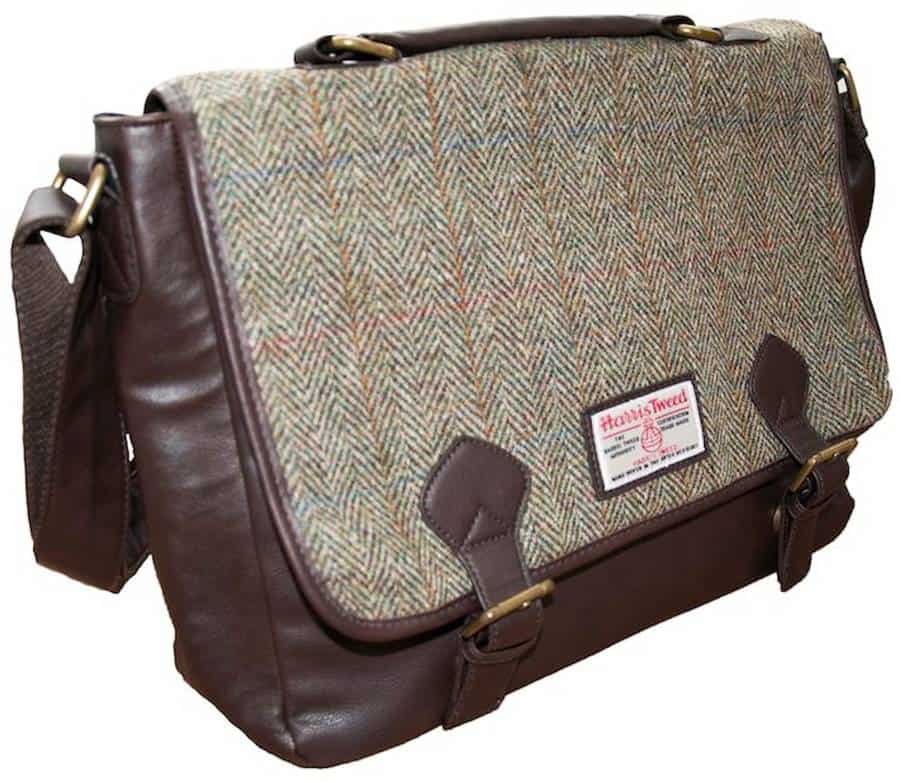 harris tweed man bag