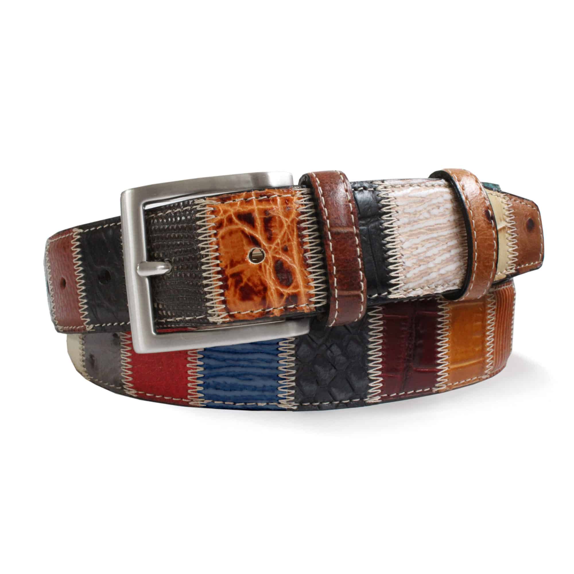Multi Patchwork Belt by Smart Clothes York Yorkshire