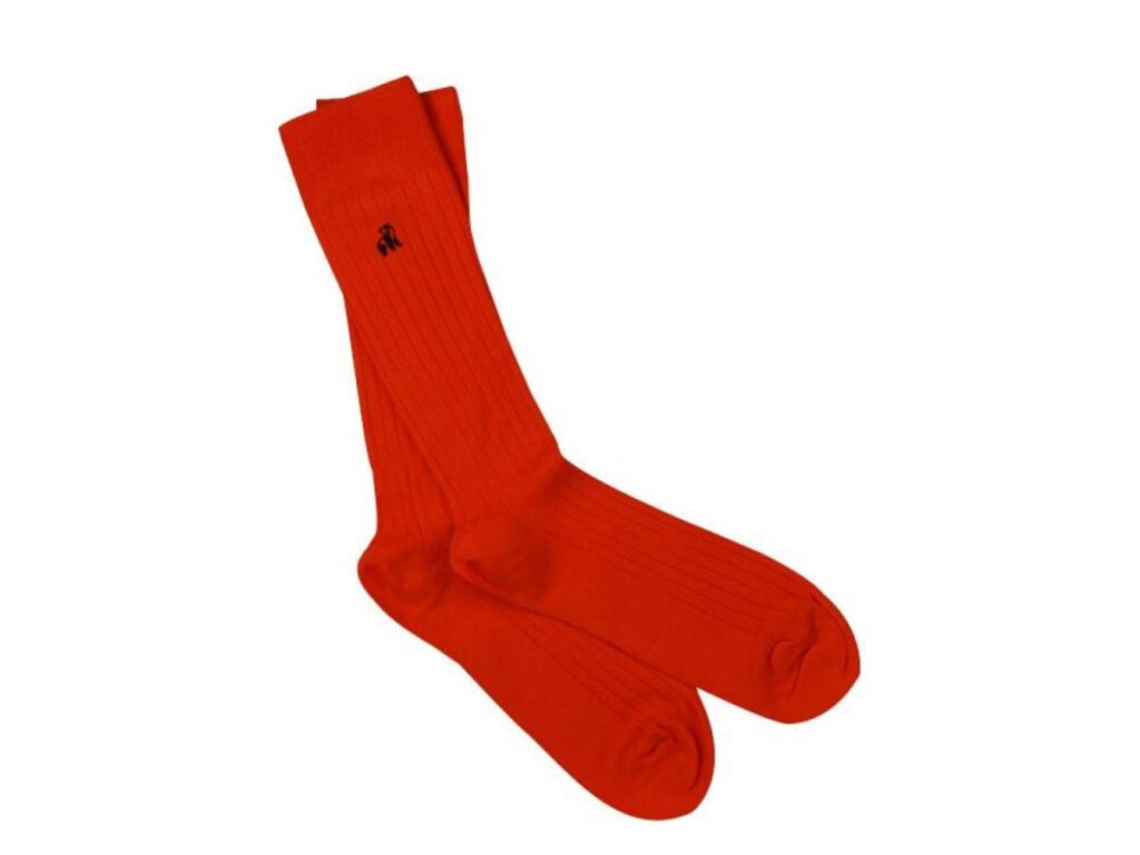 Red Christmas Sock Box - 3 Pairs of Bamboo Socks (His)