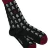 Black Skull Bamboo Socks