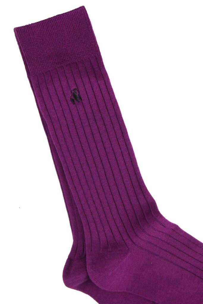 Deep Purple Bamboo Socks