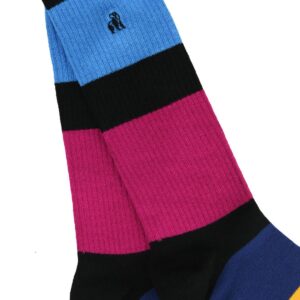Rugby Stripe Bamboo Socks