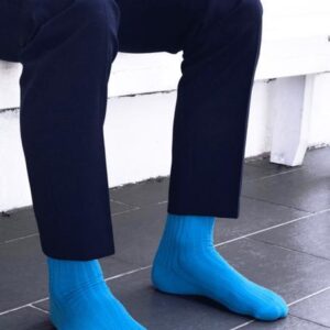 Sky Blue Bamboo Socks