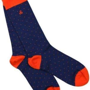 Spotted Orange Bamboo Socks