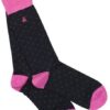 Spotted Pink Bamboo Socks