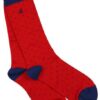 Spotted Red Bamboo Socks