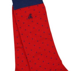 Spotted Red Bamboo Socks