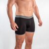 Bamboo Boxers - Black / Grey Band