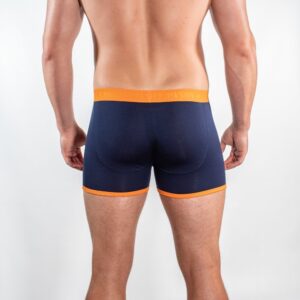 Bamboo Boxers - Navy / Orange Band