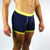 Bamboo Boxers - Navy / Yellow Band