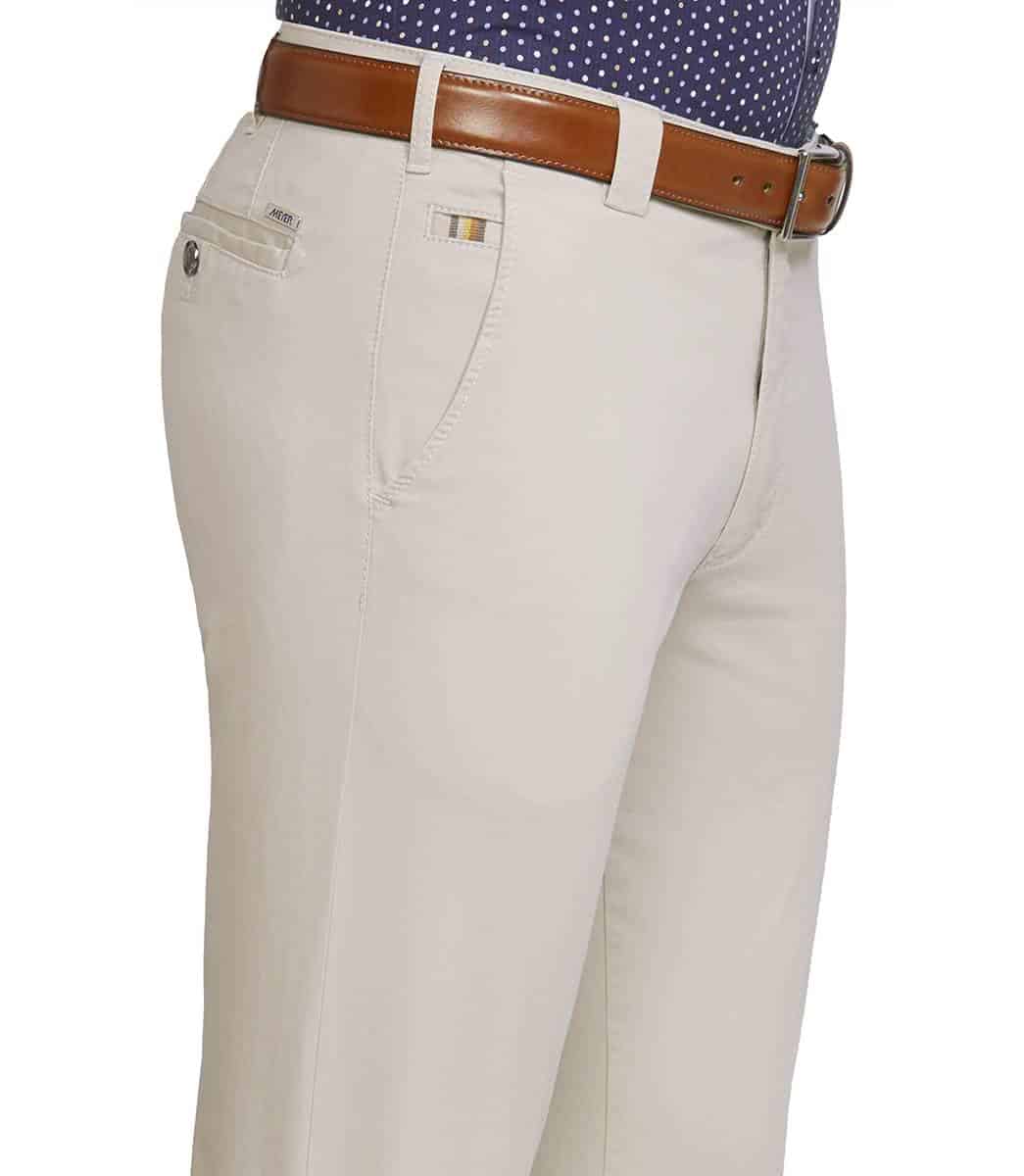 Stone Fairtrade Cotton Stretch Chinos by Smart Clothes York Yorkshire