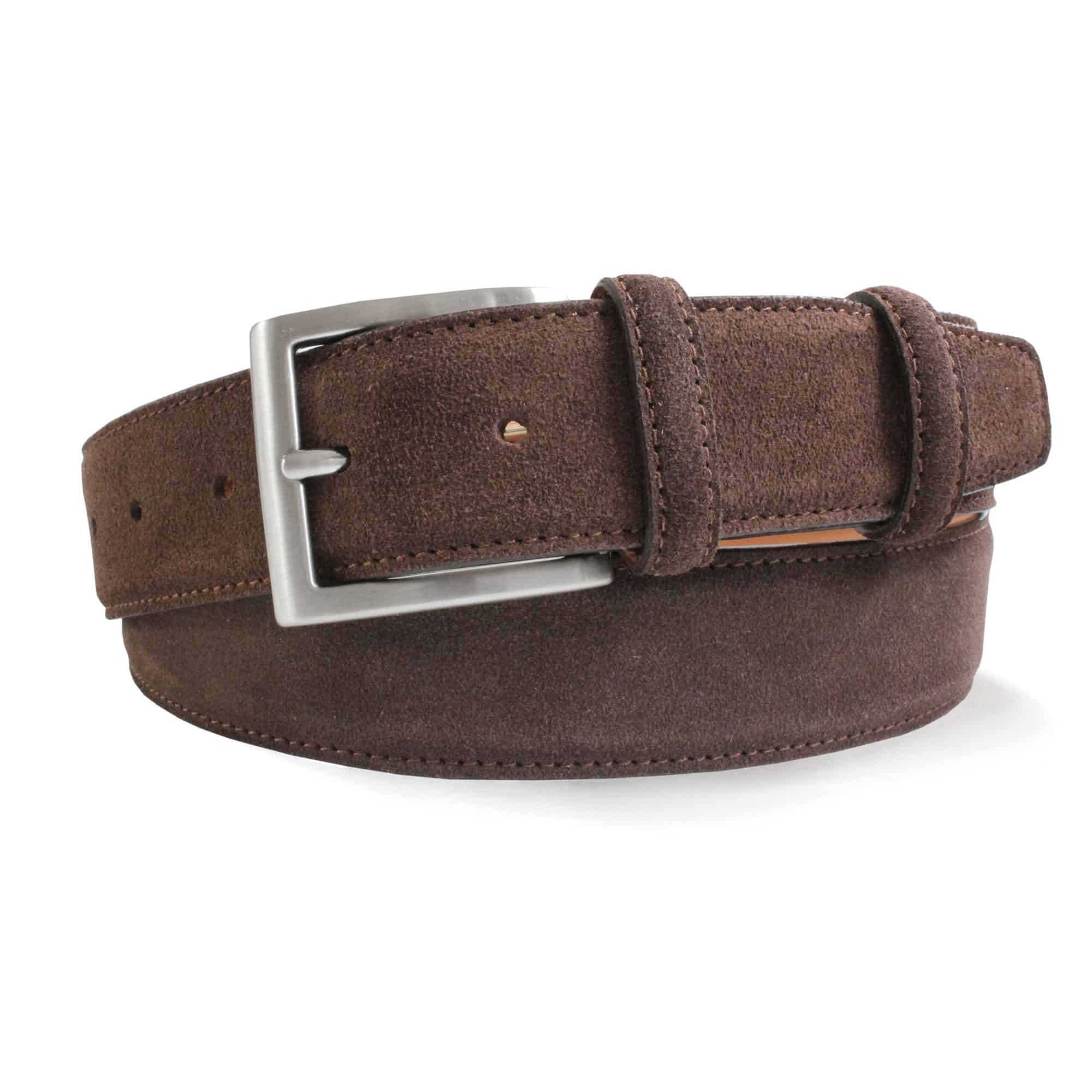 Brown Suede Belt by Smart Clothes York Yorkshire